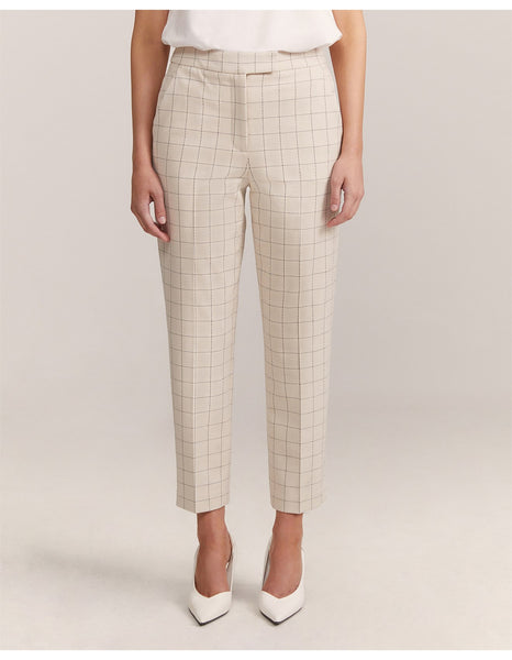 SABA (LN) Alena check slim leg pant! 8