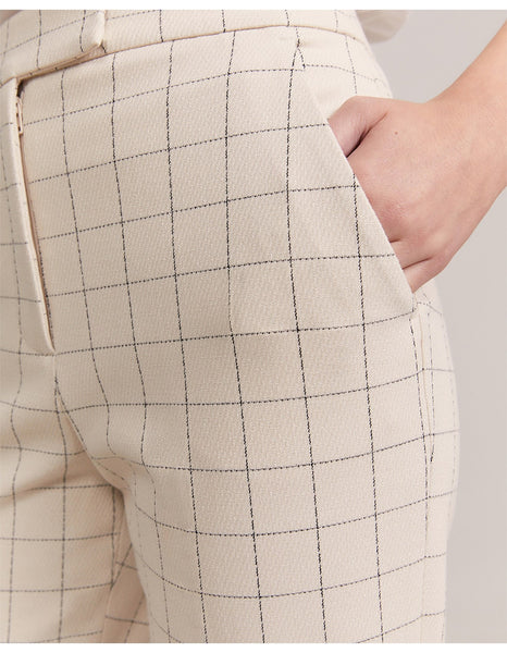 SABA (LN) Alena check slim leg pant! 8