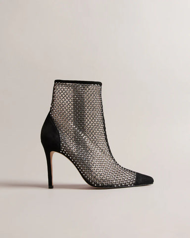 TED BAKER (BN) Diamonte mesh heel boot! 41