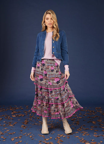 LOOBIE'S STORY "Sweetheart" yoryu maxi skirt! 8