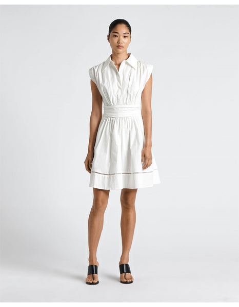 CUE (LN) Good Earth cotton mini shirt dress! 14