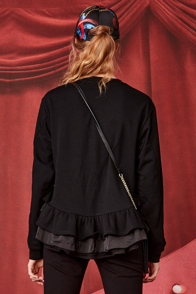 COOP By Trelise "Ruffle puff" sweatshirt! 10-12