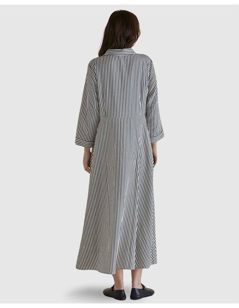 BETTY BASICS - Crinkle stripe shirt dress! 12