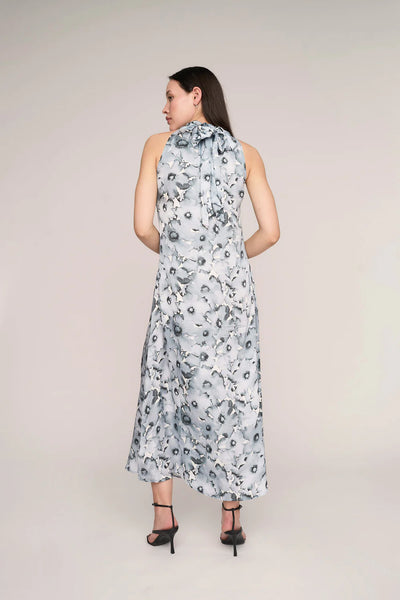 MAX - Viscose satin halterneck maxi dress! 16