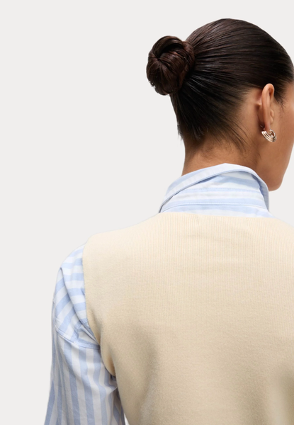 M&S "Soft touch" knit waistcoat! 12 Oatmeal