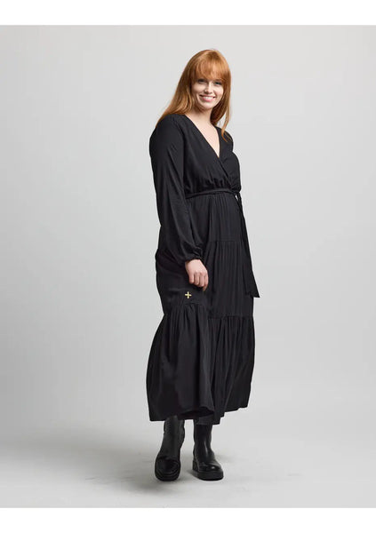 STELLA + GEMMA (BN) "Lexington" wrap maxi dress! 16