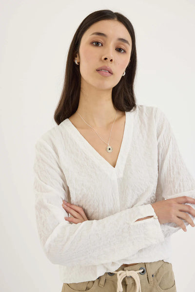 MAX - Seersucker organic cotton poplin top! 10