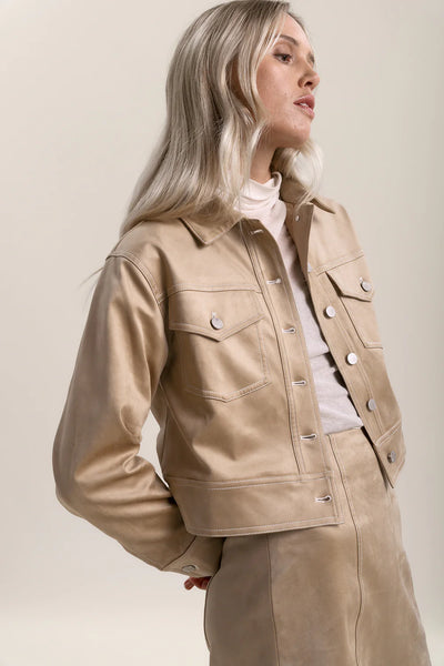 MAX (LN) Sabrina suedette pocket detail jacket! 14