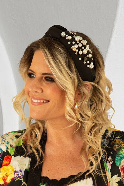 TRELISE COOPER - Pearl beaded headband!