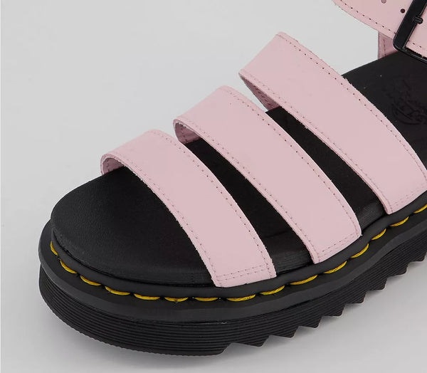 DR MARTEN "Blaire" leather sandals - Chalk pink! 10