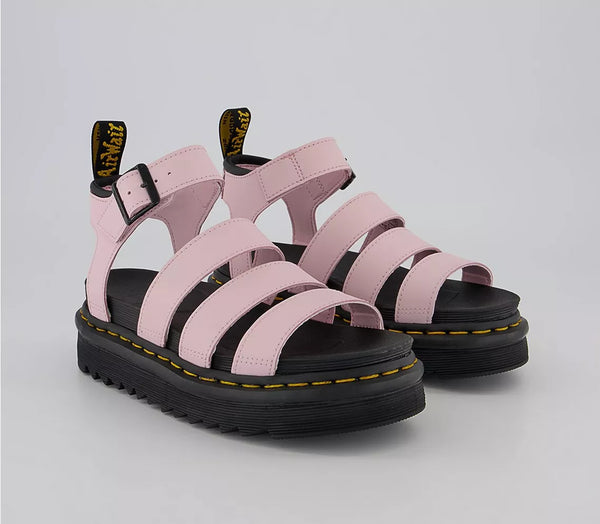 DR MARTEN "Blaire" leather sandals - Chalk pink! 10