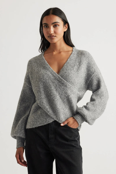 DECJUBA - Estelle cross over knit jumper! 12-14