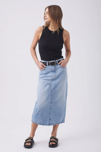 DECJUBA - Mia denim midi skirt! 12