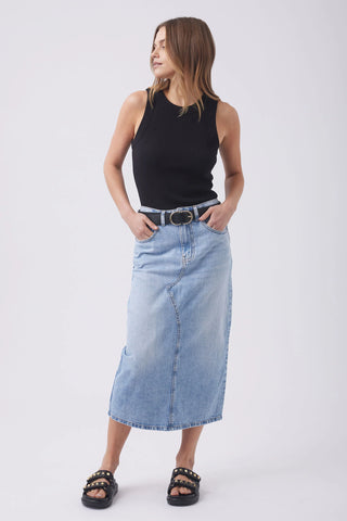 DECJUBA - Mia denim midi skirt! 12