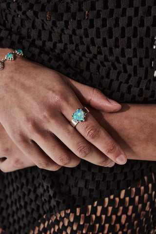STOLEN GC - Love claw ring - Bello opal!