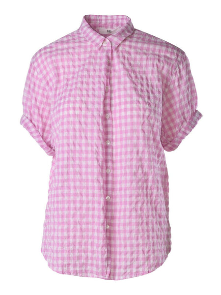 SILLS (NZ) Ginsberg check shirt - Pink! 14
