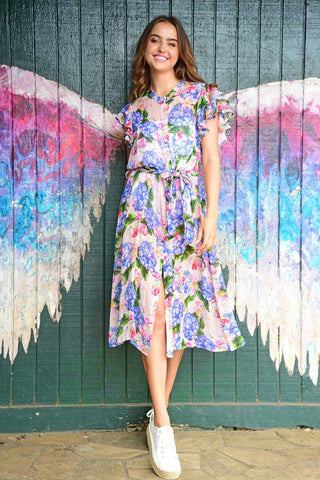 COOP By Trelise "Flute yourself" hydrangea dress! 14