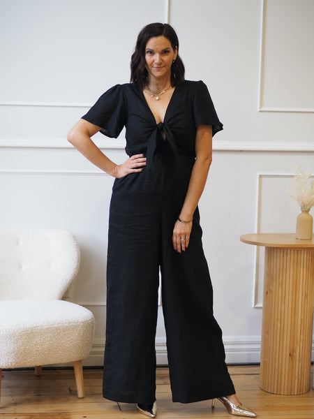 HARRÏE & SAM (BN) NZ - Cait linen jumpsuit - Marine! 10