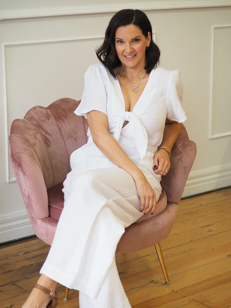 HARRÏE & SAM (BN) NZ - Cait linen jumpsuit - Marine! 10