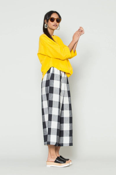 GORMAN - Yellow linen relaxed fit top! 14