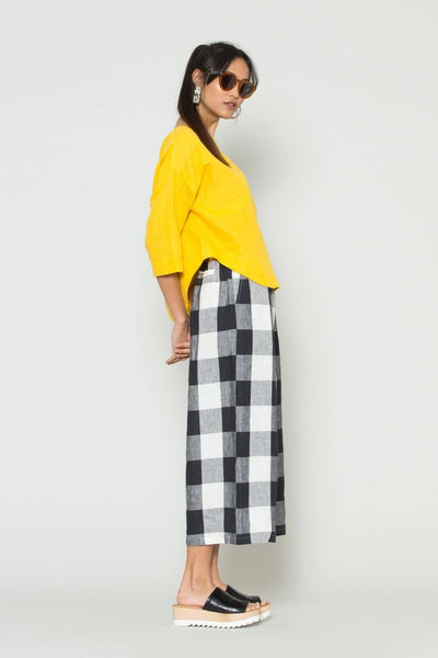 GORMAN - Yellow linen relaxed fit top! 14