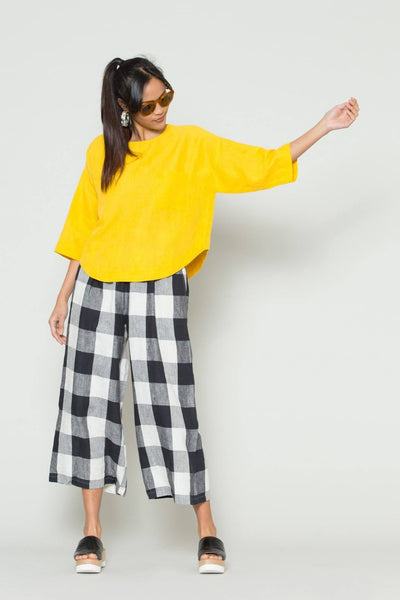 GORMAN - Yellow linen relaxed fit top! 14