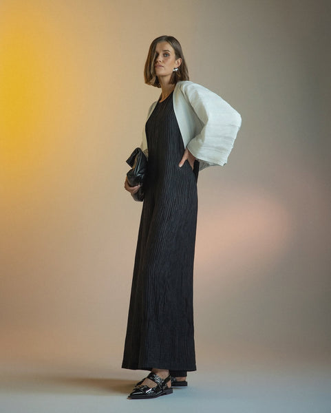 REPERTOIRE (LN) NZ "Molly" textured jumpsuit! 8-10