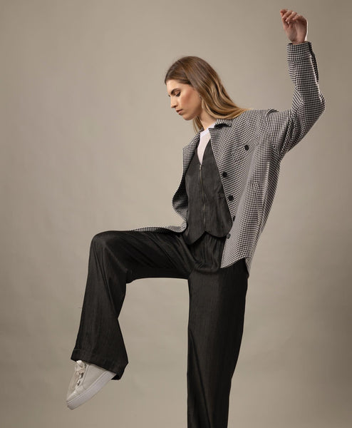 REPERTOIRE (NZ) "Biba" waistcoat - Grey sheen! 14