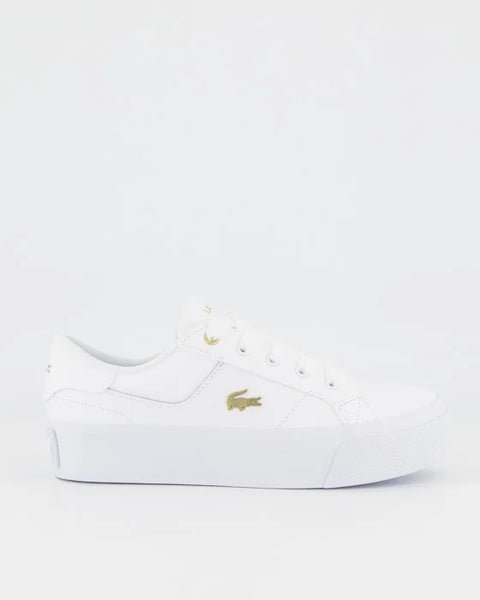 LACOSTE "Ziene" platform leather sneaker! 38