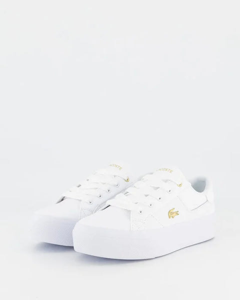 LACOSTE "Ziene" platform leather sneaker! 38