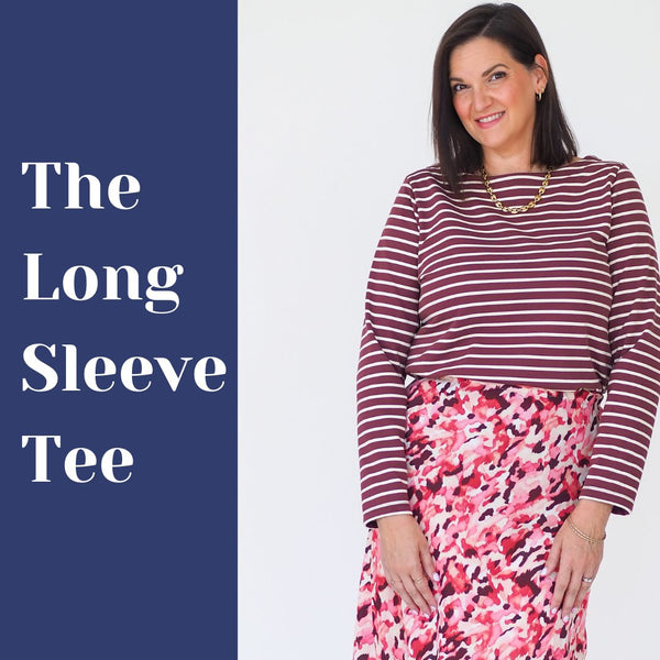 THE EDIT (LN) Maroon stripe L/S tee! 14