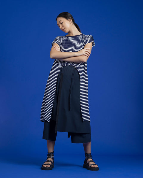 LOUNGE By Repertoire (NZ) Stripe high low tunic! 14