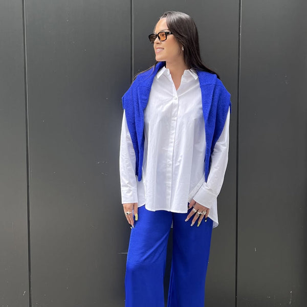 MOOCHI "Unbutton" cotton shirt! 12-14