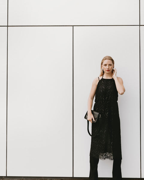 REPERTOIRE (NZ) "Taj" metallic lace wrap dress! 14