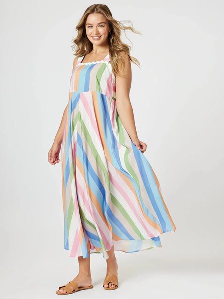 THREADZ (BN) "Lucy" stripe maxi sundress! 14