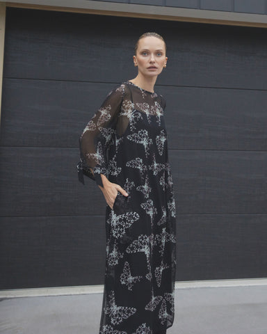 REPERTOIRE (NZ) "Saint" butterfly silk dress! 14