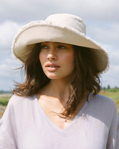 MARLOW (LN) Linen bucket hat!