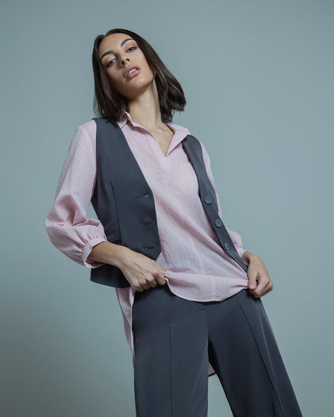 LOUNGE By Repertoire "Lea" waistcoat - Grey! 16