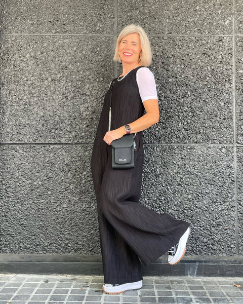 REPERTOIRE (LN) NZ "Molly" textured jumpsuit! 8-10