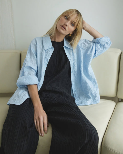 REPERTOIRE (LN) NZ "Molly" textured jumpsuit! 8-10