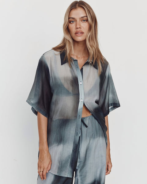 DISSH - Delaney ombre cotton/silk resort shirt! 14