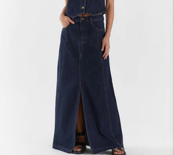 DISSH - Lennon denim maxi skirt! 10