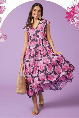 LOOBIE'S STORY "Tahiti" midi dress!