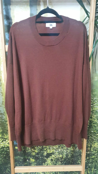 SILLS (LN) Aurelie relaxed Merino crew - Cinnamon! 14