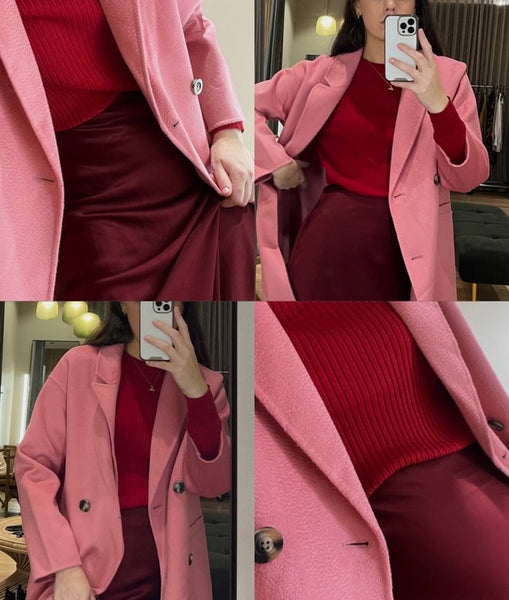 MAX - The slip skirt - Wine viscose satin! 12