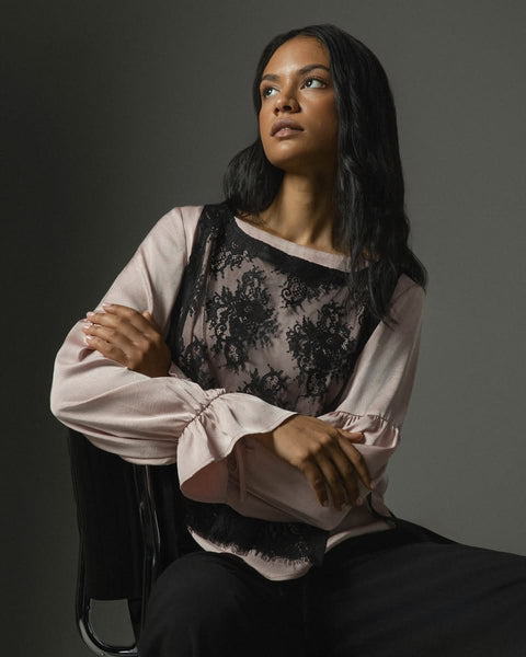 ATELIER By Repertoire "Romance" crushed satin blouse! 16