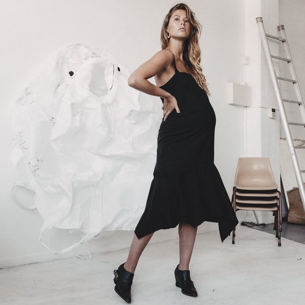 TAYLOR - Fragment wool pinafore dress! 12