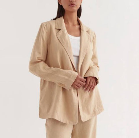 ASSEMBLY LABEL - Ari double breasted linen blazer! 10
