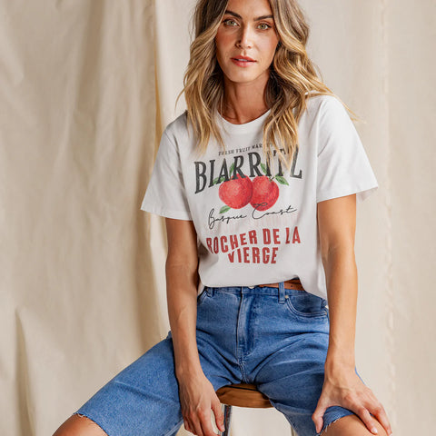 FOXWOOD (LN) Biarittz farmers market tee! 12