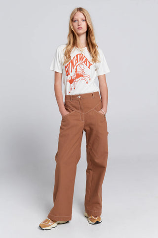 KAREN WALKER (LN) Organic cotton Fairground pant - Mocha! 14